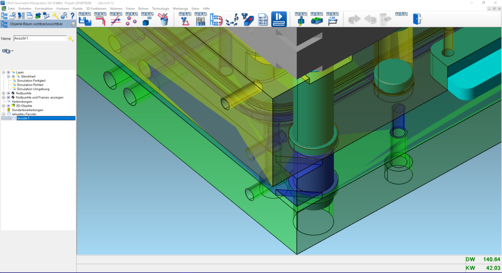 3D-CAD-Import einer Baugruppe aus Inventor