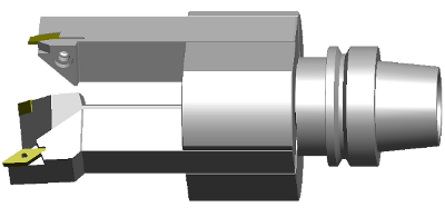 3-fach Drehmeissel für C-Achse oder B-Achse