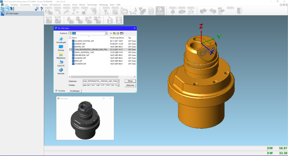 3D-CAD Import