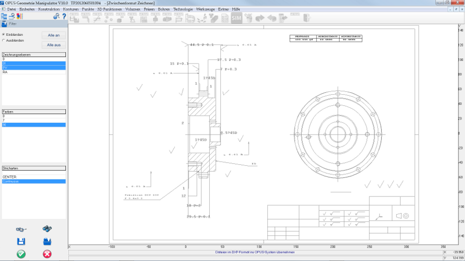 2D-CAD-Daten Import